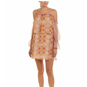 Bcbgmaxazria Dimitri Silk-Blend Dress Size XXSMALL‎